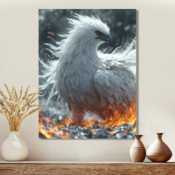 Mythical Majestic Firebird - Bird Wall Art Prints